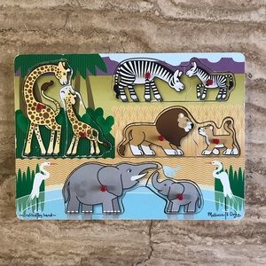 Melissa & Doug | Wooden Peg Puzzle